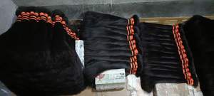 Cheveux indiens en vrac doublement étirés, 100% cheveux humains naturels Remy, noir naturel, extensions de qualité supérieure, cuticules alignées, donneur unique - Product Image 6