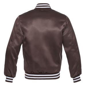 Top Quality Wholesale Custom Bomber Satin Jacket for Men - Product Image 2