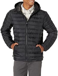 Blouson matelassé épais à capuche pour homme, col montant, 100 % polyester, imperméable, respirant, écologique, hiver, OEM - Product Image 3