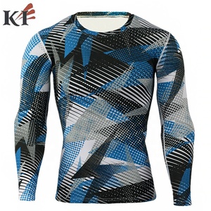 Full Printing <b>Compression</b> <b>Shirt</b> <b>Men</b> 3D Rash Guard Breathable Sleeveless Polyester/Spandex Quick Drying Fitness Clothing USA - Product Image 2