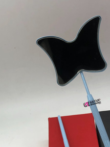 กระจกต่อขนตาสำหรับต่อขนตาสีฟ้าฟ้าท้องฟ้าเป็นสแตนเลสอุปกรณ์เสริมความงามออกแบบโลโก้ได้ตามต้องการ - Product Image 5