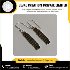 Boucles d'oreilles tribales en argent sterling 925 en vrac pour femmes - Product Image 4