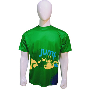 เสื้อยืดสำหรับผู้ใหญ่,เสื้อยืดพิมพ์ลายแบบระเหิดสไตล์กีฬาใส่วิ่งออกแบบได้ตามต้องการ - Product Image 1