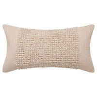 100% algodón Chevron funda de almohada tejida funda de Cojín cuadrado borla patrón de rayas cremallera oculta 50x50 decoración del hogar modelo al por mayor