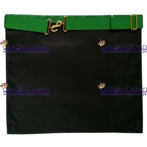 Maçonnique Rite Écossais En Cuir Maçonnique Tablier-REAA-5th Degré | Tablier Maçonnique Fournisseur - Product Image 3