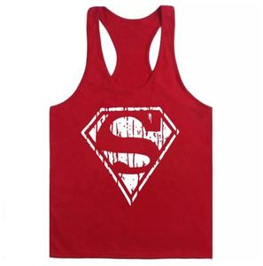 Chalecos de gimnasio sin mangas para hombre con logotipo personalizado Mezcla de algodón Fitness Stringer Tank Tops Tejido de punto Tallas grandes - Product Image 3