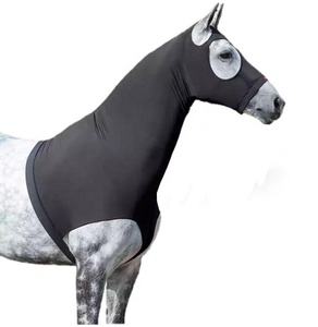 Comfortable Adjustable Spandex Horse Hood Protective Gear for Horse Care - Product Image 1