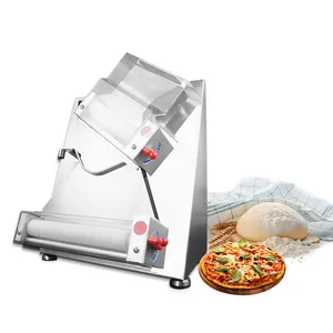 Küçük hamur açma makinesi endüstriyel ticari hamur açma makinesi tabaka düzleştirici hamur açma makinesi Pizza dükkanı için ekmek satılık