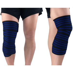 Rodilleras elásticas de gimnasio para hombre, vendaje, correas de levantamiento de pesas, almohadillas protectoras, mangas ajustadas - Product Image 2