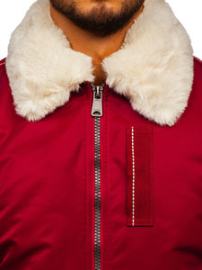 Blouson aviateur d'hiver personnalisable de haute qualité pour hommes avec col montant nouvelle tendance vêtements de plein air décontractés lettre Logo inclus - Product Image 6