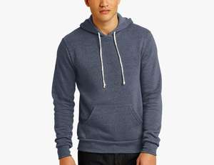 Sudadera con Capucha Informal para Hombre, Sudadera con Capucha de Forro Polar Cálido y Holgada con Cordón y Bolsillo Tipo Canguro para Ropa Urbana - Product Image 2