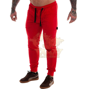 Men's Gym <b>Jogger</b> Trousers Comfortable Stretch Casual <b>Slim</b> Fit Canvas Fabric Drawstring Closure Mid Waist Flat Front OEM Service - Product Image 4