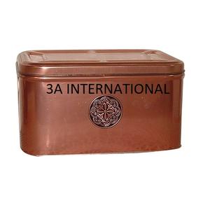 Boîte à pain rectangulaire en cuivre plaqué, boîte de rangement pour la cuisine, articles ménagers, boîte de rangement de haute qualité - Product Image 4