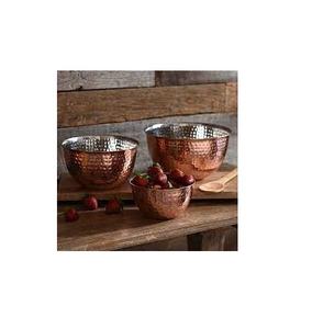 Vajilla de cobre tylish, cuenco para fruta y tamaño personalizado a precio barato con acero pulido hecho a mano - Product Image 5