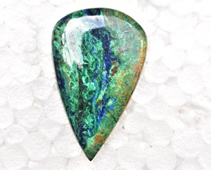 Wholesale AAA Grade Blue Green Azurite Malachite Mix Shape Cabochon Gemstone Jewelry Pendant Beads Cab - Product Image 5