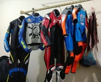 Blousons de moto en cuir de vachette noir premium pour la course sur route, personnalisés, blindés, coupe-vent, imperméables, pour la piste Moto GP