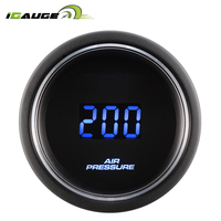 Manomètre de pression d'air pour voiture, jauge numérique unique, 52mm