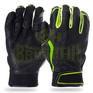 Los adultos de cuero durable de guantes de bateo fit - Product Image 1