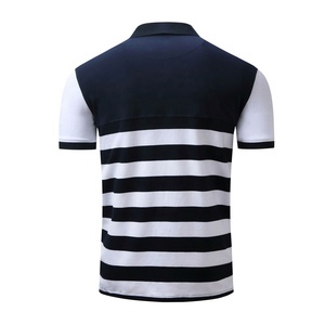 Polo manches courtes homme, en coton rayé, à la mode, été 2020 - Product Image 2