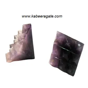 Amethyst Vastu Pyramide Großhandel Edelstein Heil pyramide Naturstein Heil kristall Pyramide