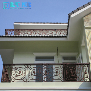 Low Price Wholesale Factory Vintage Wrought Iron Balcony - Product Image 1