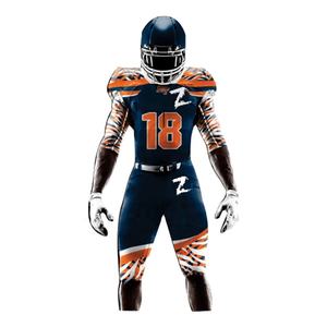 Collection d'uniformes de football américain Haute qualité, sublimation, logo brodé personnalisé, imprimé, maillots rembourrés courts grande taille - Product Image 1