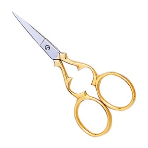 Professional Gold Handle <b>Nail</b> & Cuticle <b>Scissors</b> Sharp <b>Scissors</b> Made with High Grade Stainless Steel Available with Custom logo. - Product Image 1