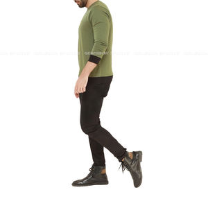 Nueva llegada sudaderas de diseño personalizado para los hombres al por mayor Sudadera de cuello redondo con impresión de logotipo personalizado para invierno y primavera - Product Image 4