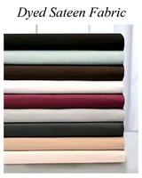 Usine en gros 100% coton satin rayure point teint couleur personnalisée tissu respirant pour hôtel maison Textile draps de lit
