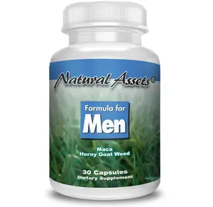 Vitamin Supplement Made in USA Men's Care Products. Herbal Energy Booster for Men Vitaminas Supplemento de Salud Americanos