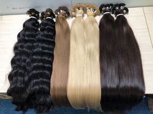 ผมต่อผมตรงผมเคราตินบริสุทธิ์แบบสองชั้นทำจากผมคน - Product Image 3