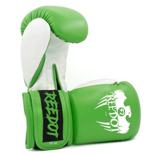 Gants DE BOXE PERSONNALISÉS GLOVE-S 10-18OZ BLANC/VERT - Product Image 1