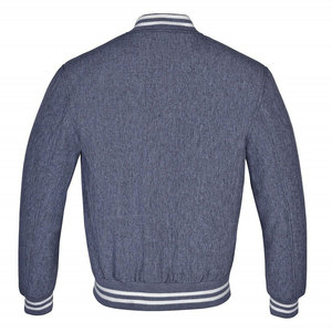 2025 veste d'université de baseball en gros pour hommes Logos personnalisés avec veste à manches en laine et en cuir grande taille - Product Image 2