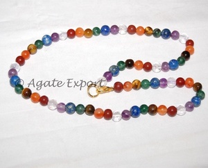 Seven Chakra Beads Collar Feng Shui Healing Chakra Producto - Product Image 1