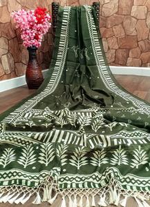 Sarees Soie Partie Porter Indien Dernier Designer Femmes Porter Sari avec Blouse Japon Satin Crape Soie Tissus Doux Impression Numérique Sari Apparelgarment - Product Image 2