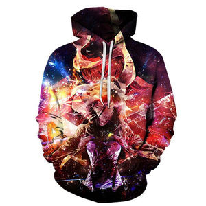 Sudadera con capucha para hombre, con estampado 3D de Attack on Titan, ropa para parte superior masculina, estilo Harajuku, Casual, divertida, de gran tamaño - Product Image 1