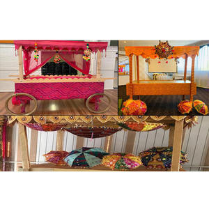 ซุ้มอาหารงานแต่งงานแบบอินเดียใหม่ล่าสุดตกแต่งแบบกระโจมสำหรับงานแต่งงานแบบอินเดีย - Product Image 1