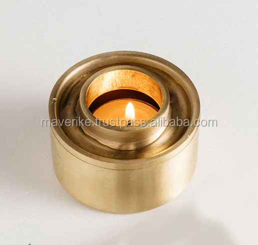 Brass Dầu Burner Hương Thơm Hiện Đại Lumiere Tinh Dầu Burner Sử Dụng Cho Nhà Spa Hương Liệu Dầu Burner Handmade