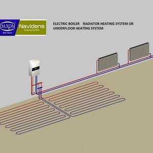 การออกแบบใหม่ล่าสุดที่มีคุณภาพสูงหม้อไอน้ำไฟฟ้า80กิโลวัตต์อุณหภูมิคงที่380โวลต์50เฮิร์ตน้ำร้อน - Product Image 4