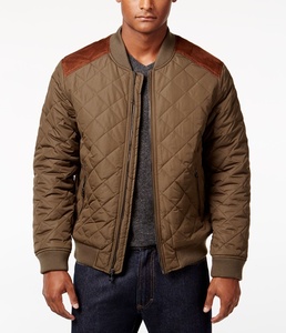 Chaqueta Bomber de lona de invierno para hombre, nuevo estilo, diseño de poliéster acolchado para estaciones frías - Product Image 3