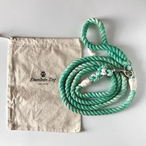 Mint Single <b>Hook</b> Cotton Rope <b>Dog</b> Leash for Summer Gift for Your <b>Dog</b> - Product Image 1