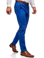 Nouveau pantalon chino élégant et stylé pour homme, coupe skinny, décontracté, extensible, taille mi-haute, 98% coton, 2% élasthanne, design personnalisé