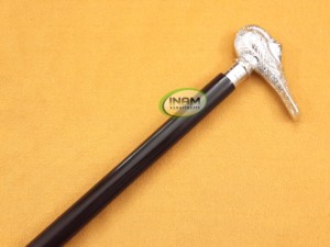 Exclusivo Bastón de Madera con Empuñadura de Latón con Forma de Pájaro |   Bastón de Diseño Hecho a Mano con Empuñadura Decorativa de Pájaro, Regalo Clásico para Hombres - Product Image 3
