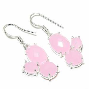 Omen-pendientes de halcedonia para coche, accesorio de color negro y negro, 925 - Product Image 1