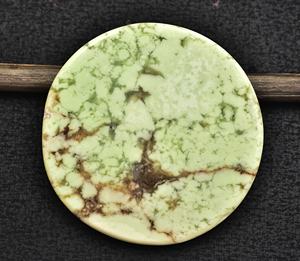 Gema Natural de limón y crisoprasa, cabuchón de alta calidad, Gema suelta - Product Image 4