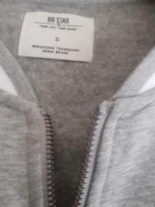 Lote de jersey con etiquetas de marca para hombre, jersey con cierre y cremallera, cuello redondo, manga larga, Jersey de algodón de colores sólidos grises, disponible en banda de 240 V - Product Image 5