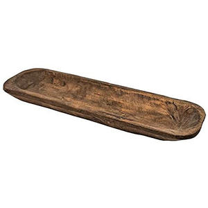 Bol à pâte à pain en bois rustique pour la maison et les décorations de Noël prix de gros bon marché - Product Image 1