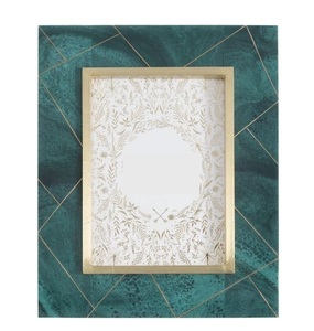 Cadre Photo en résine bois personnalisable, encadrement rectangulaire avec support arrière, décor mural de qualité supérieure - Product Image 2