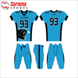 Uniforme de fútbol americano personalizado de Calidad única al por mayor/equipo 100% poliéster con logotipo y tamaño, - Product Image 3