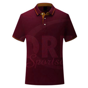 Nuevo personalizado Simple cómodo personalizar en blanco 100% algodón tejido polos para hombres - Product Image 3